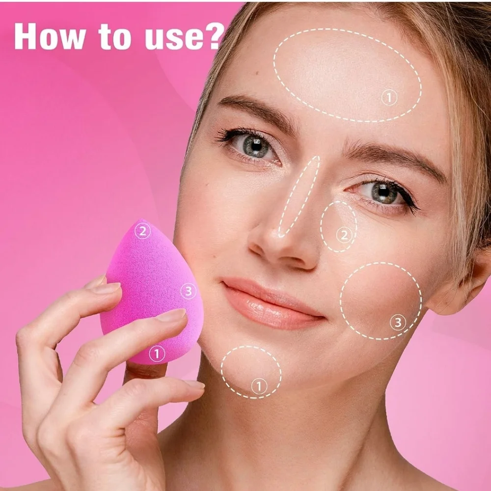 10pcs Beauty Sponges Makeup Sponge